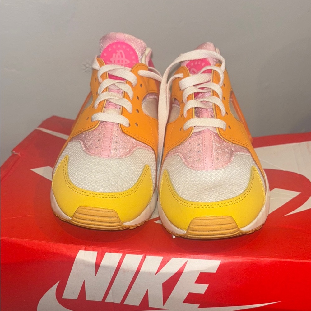 Nike Orange Pink Gradient Sneakers Low-Top Retro